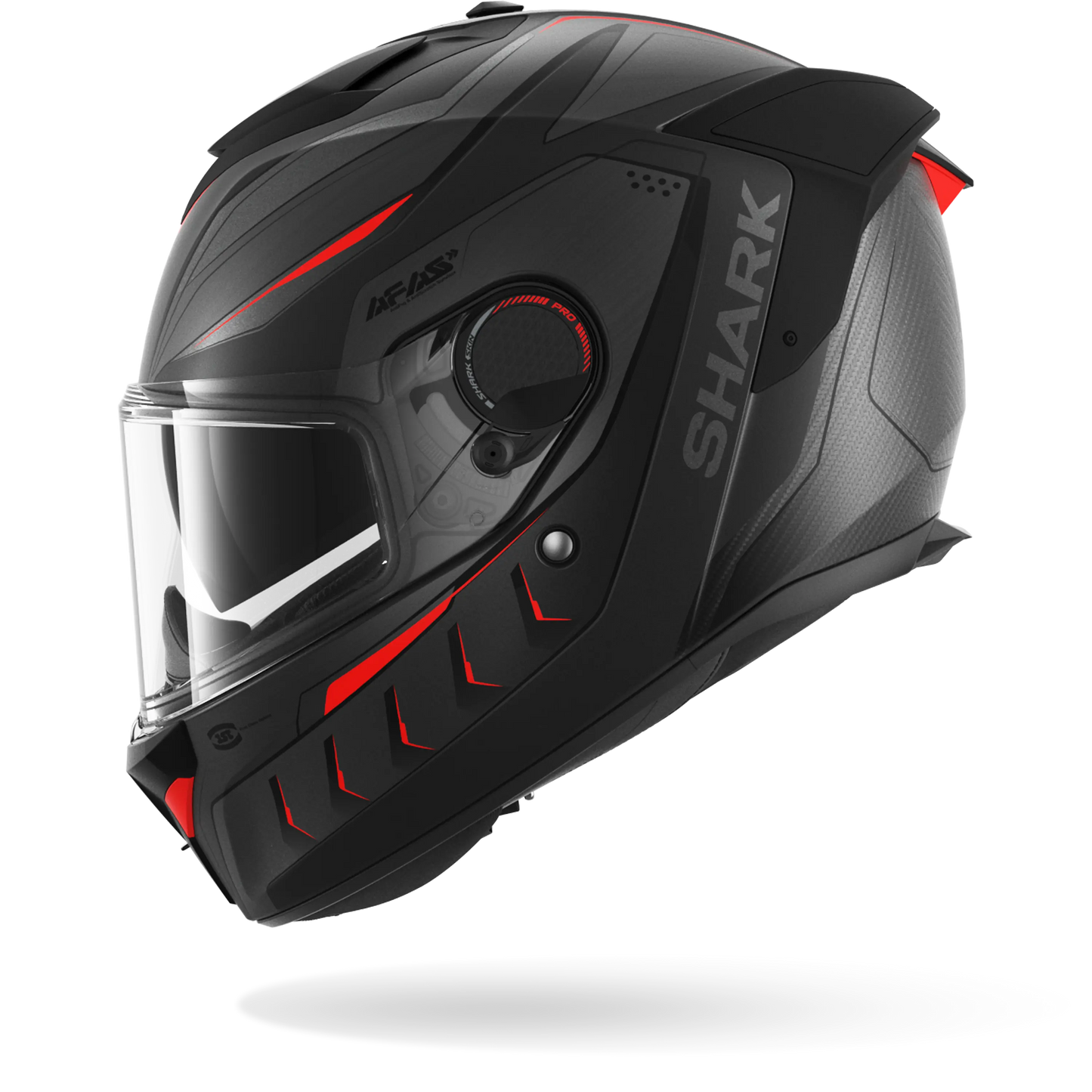 SPARTAN GT PRO CARBON MEKARIUM Mat Carbon Anthracite Red
