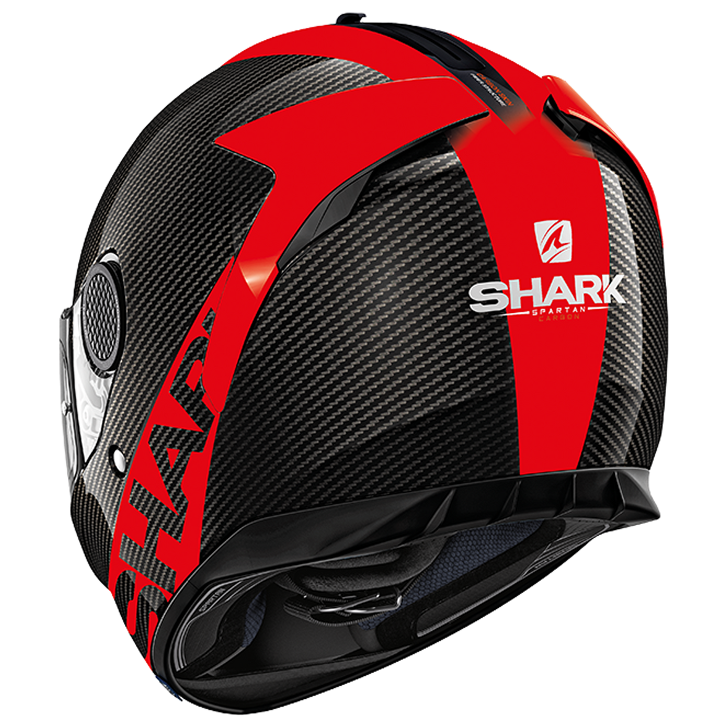 SPARTAN CARBON Skin Carbon Red Red