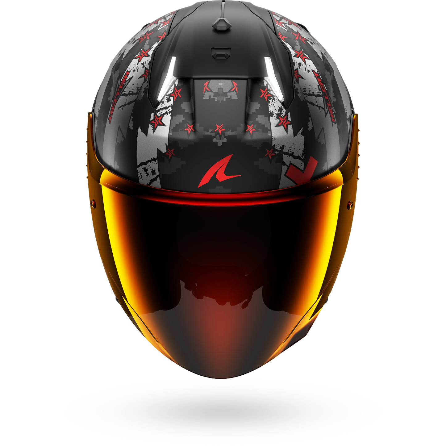SKWAL I3 JET Hellcat Matte Black Chrome Red
