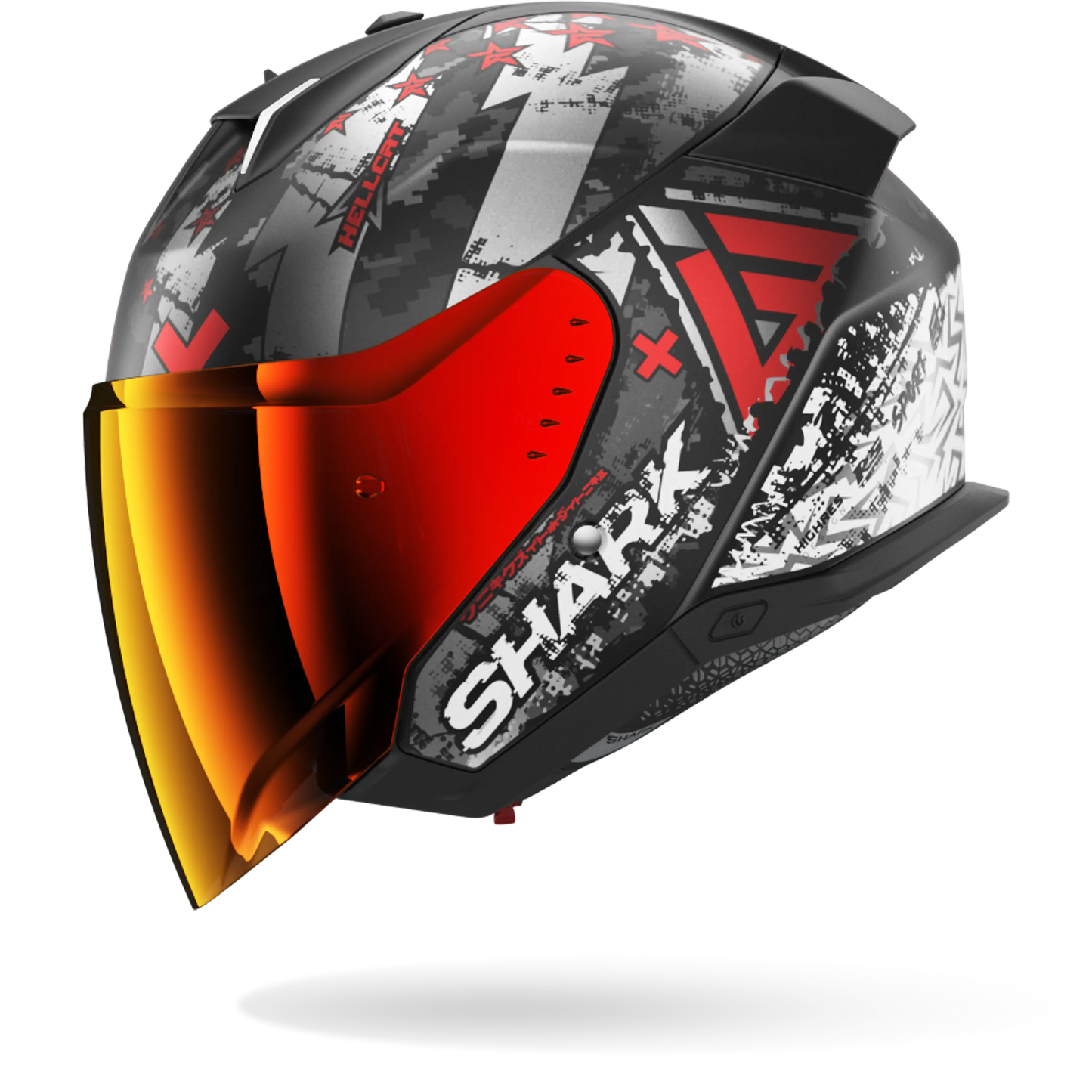 SKWAL I3 JET Hellcat Matte Black Chrome Red
