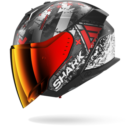 SKWAL I3 JET Hellcat Matte Black Chrome Red