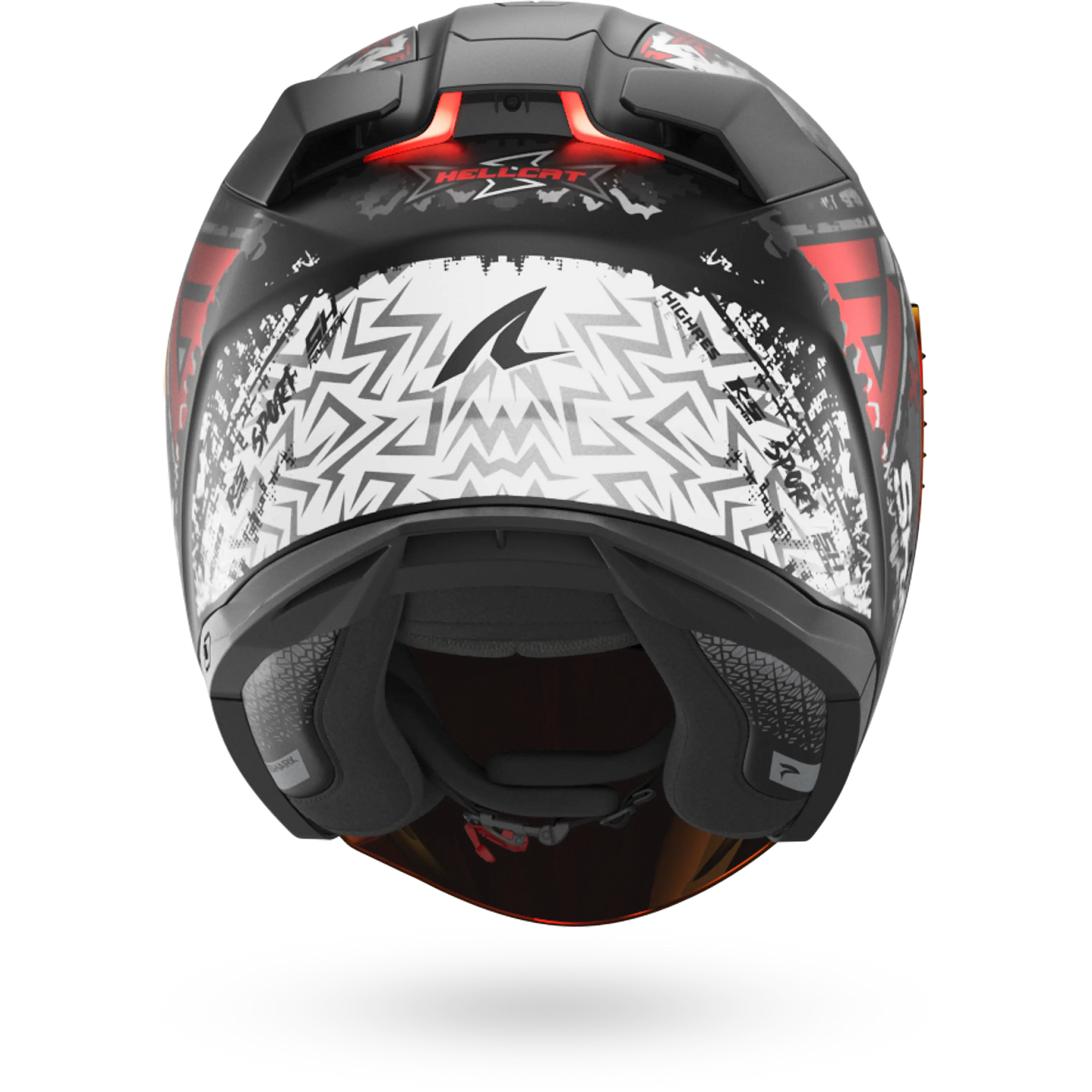 SKWAL I3 JET Hellcat Matte Black Chrome Red