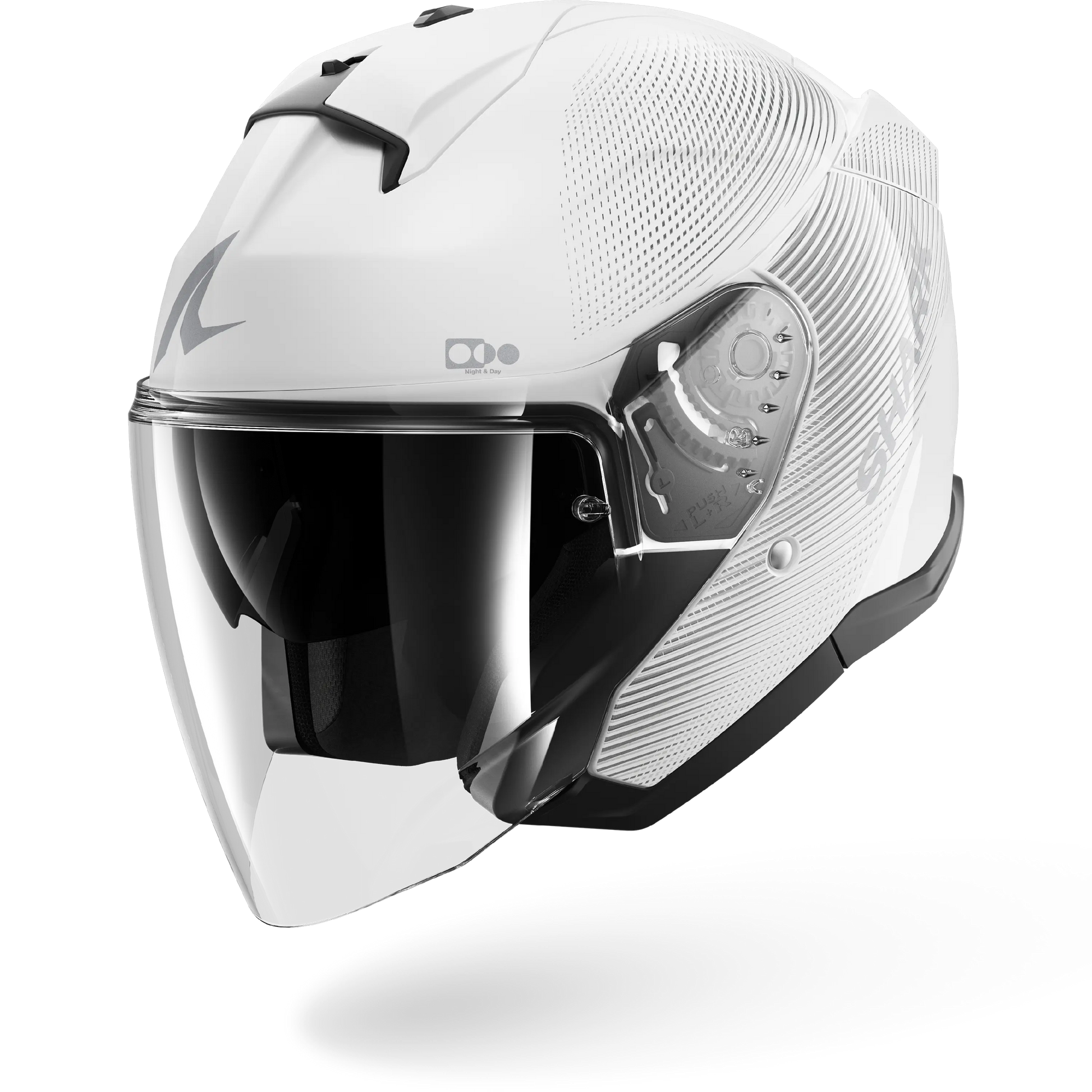 arai helmet disassembly SKWAL JET SP LYNE White Silver Silver – Shark Helmets