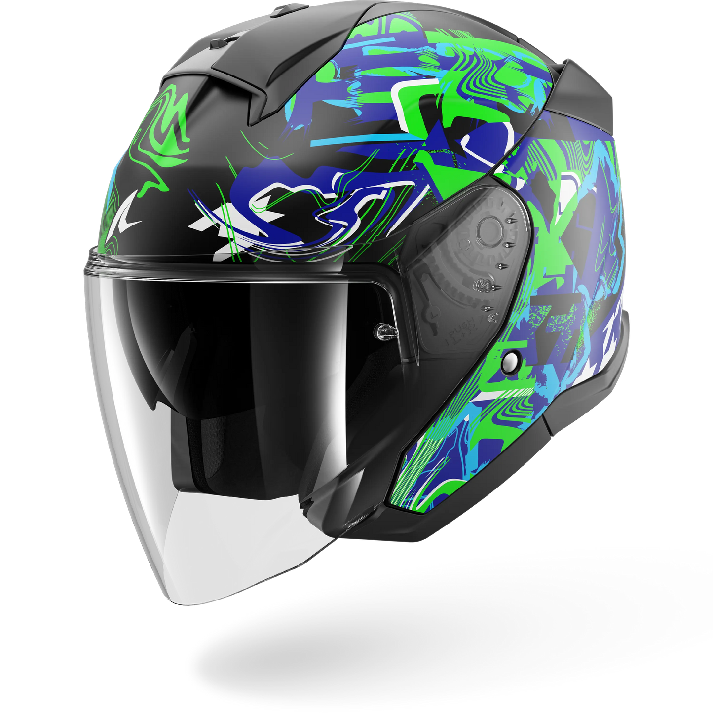 SKWAL JET Pranz Matte Black Green Blue