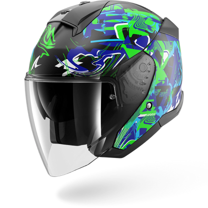 SKWAL JET Pranz Matte Black Green Blue