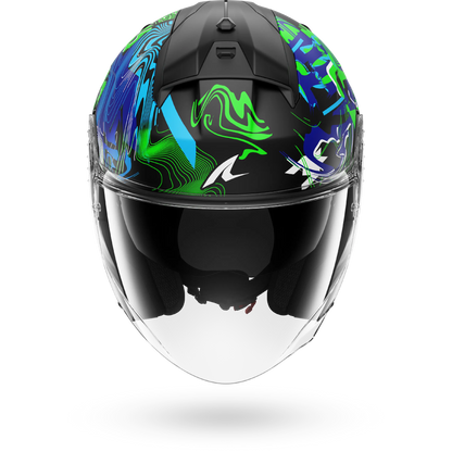 SKWAL JET Pranz Matte Black Green Blue