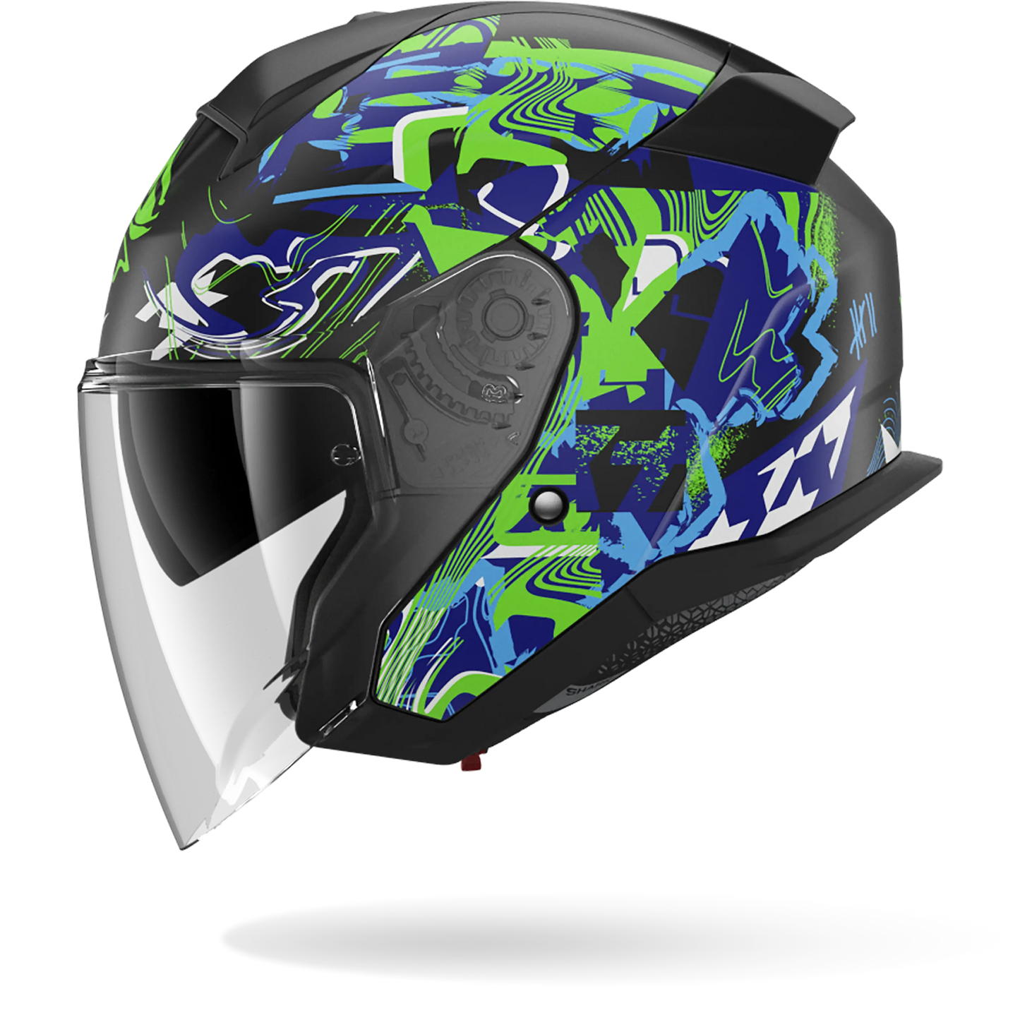 SKWAL JET Pranz Matte Black Green Blue