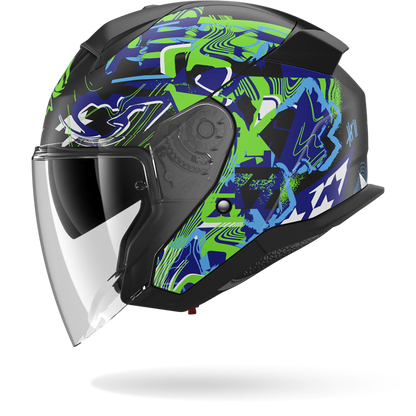 SKWAL JET Pranz Matte Black Green Blue