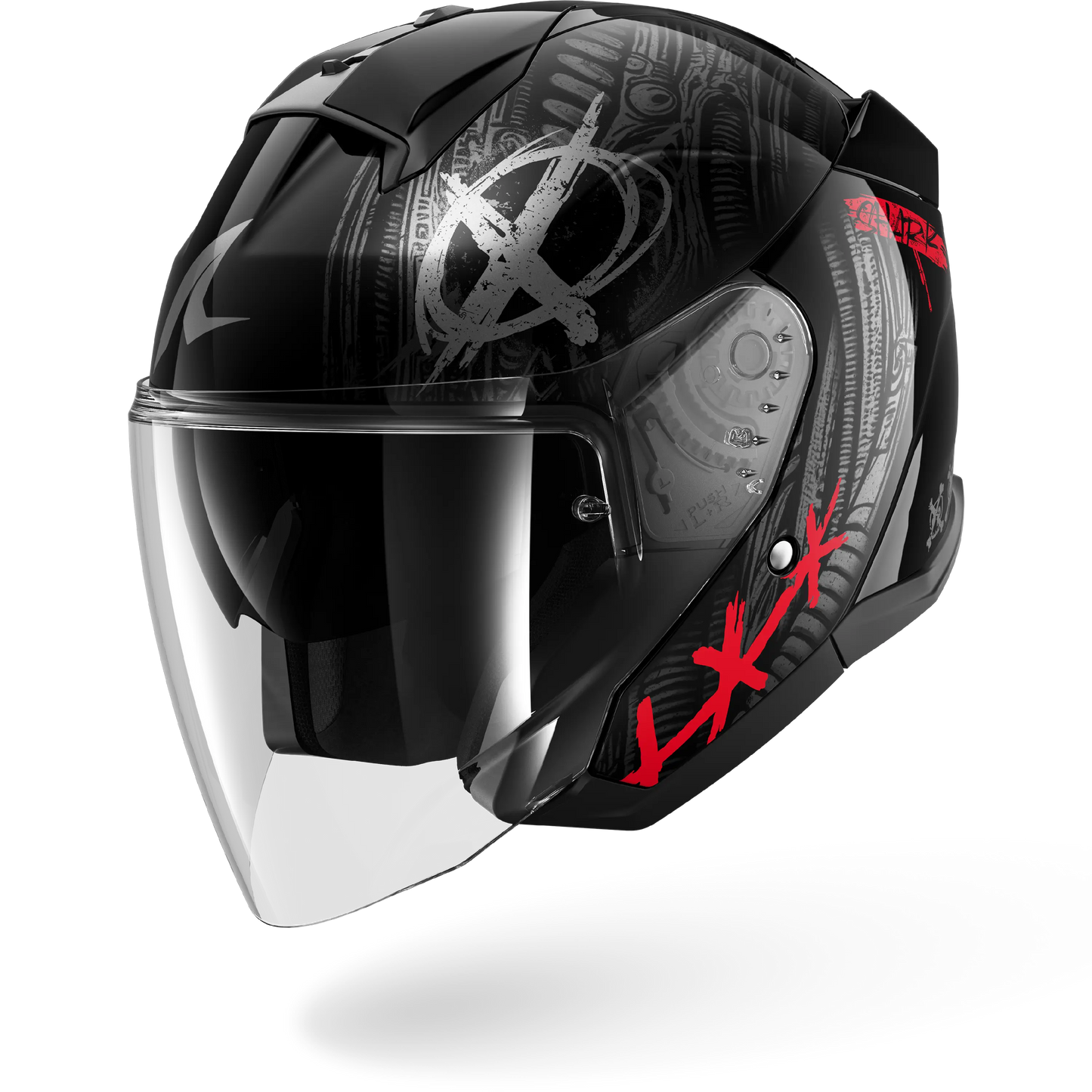 SKWAL JET SHIEVER Black Anthracite Red