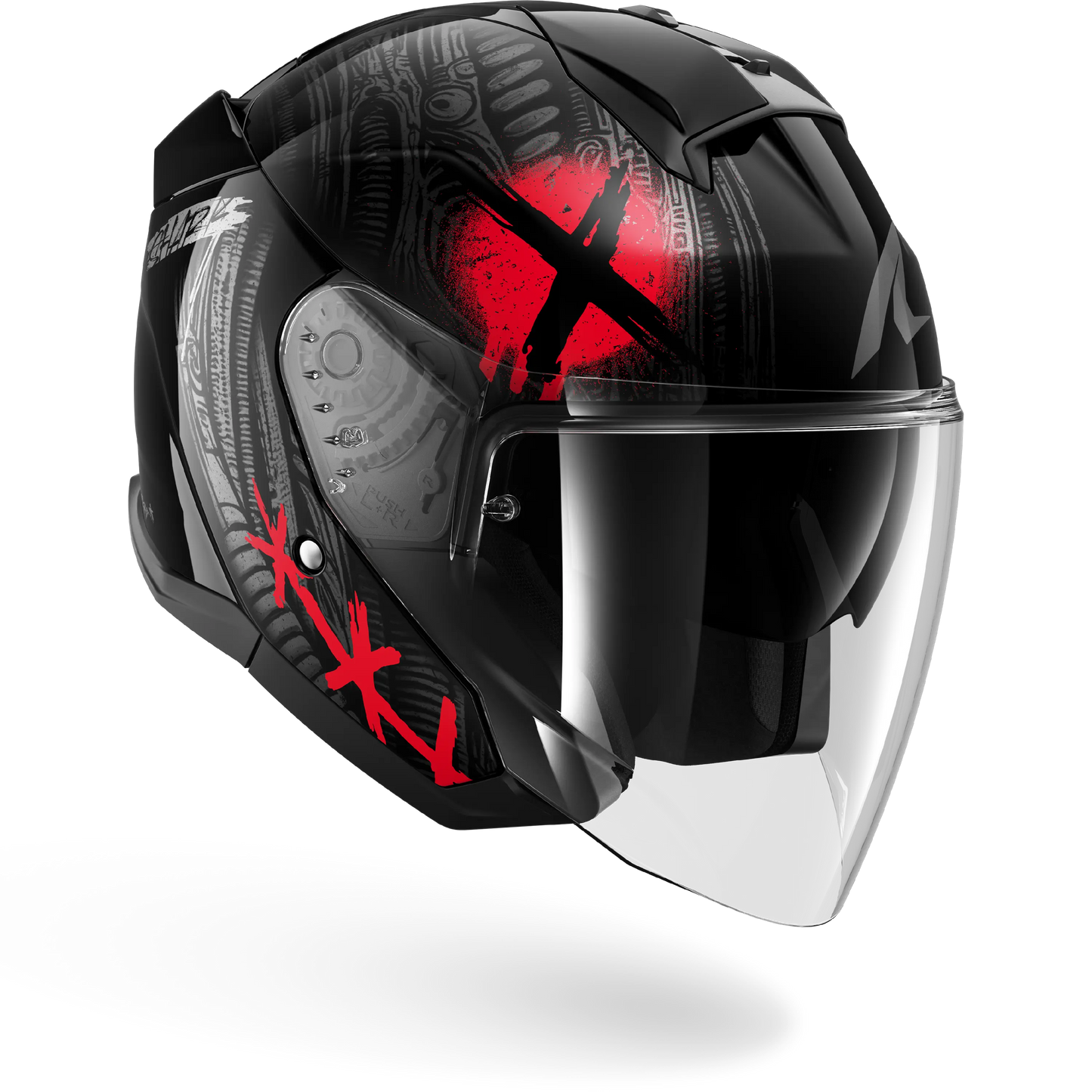 SKWAL JET SHIEVER Black Anthracite Red