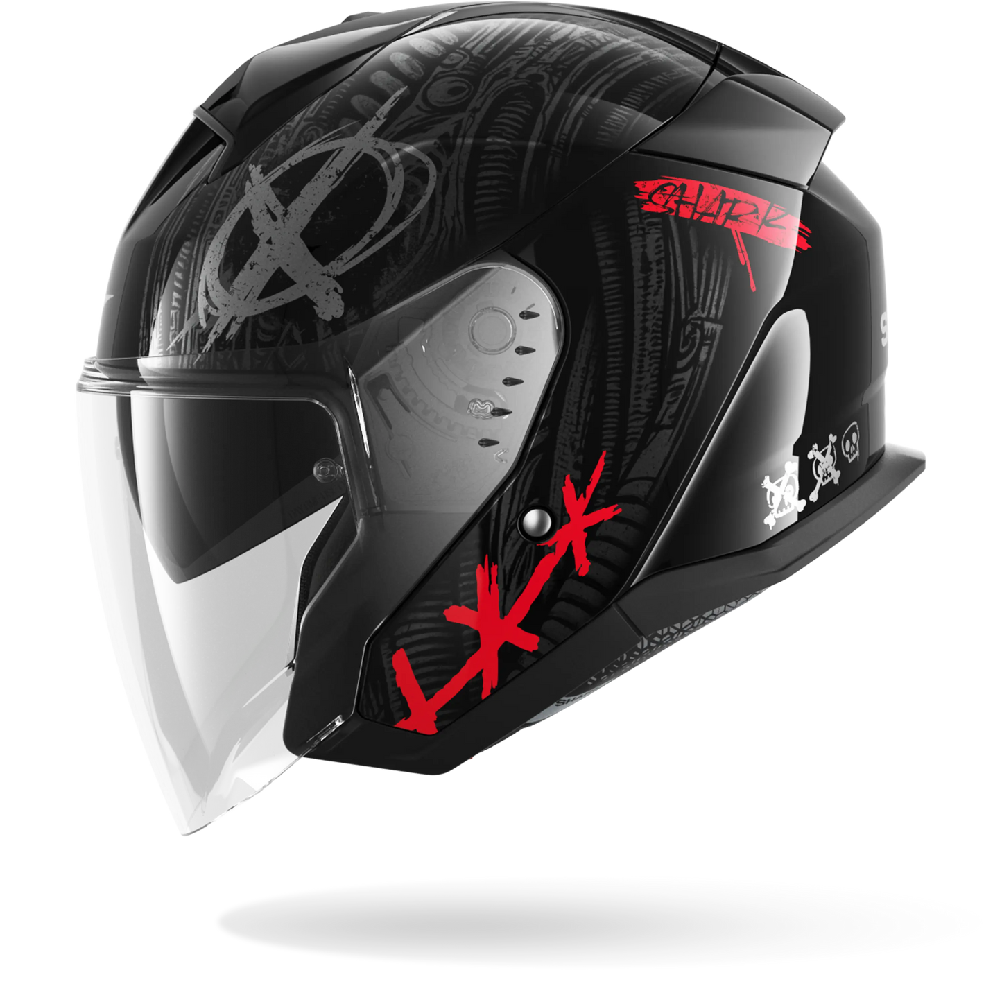 SKWAL JET SHIEVER Black Anthracite Red