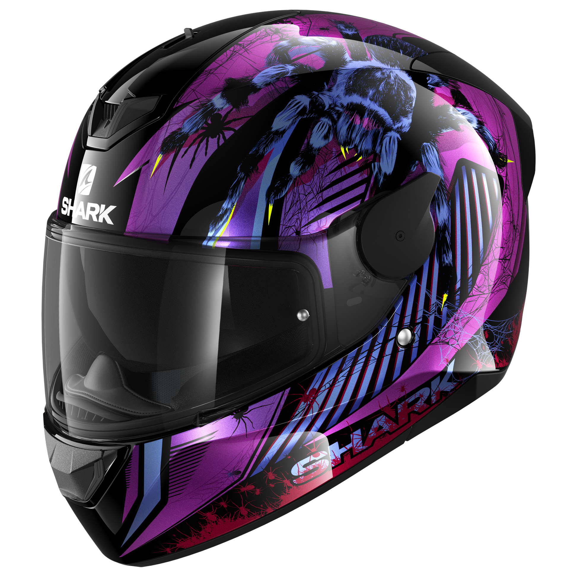 D-SKWAL Atraxx Black Violet Glitter – Shark Helmets