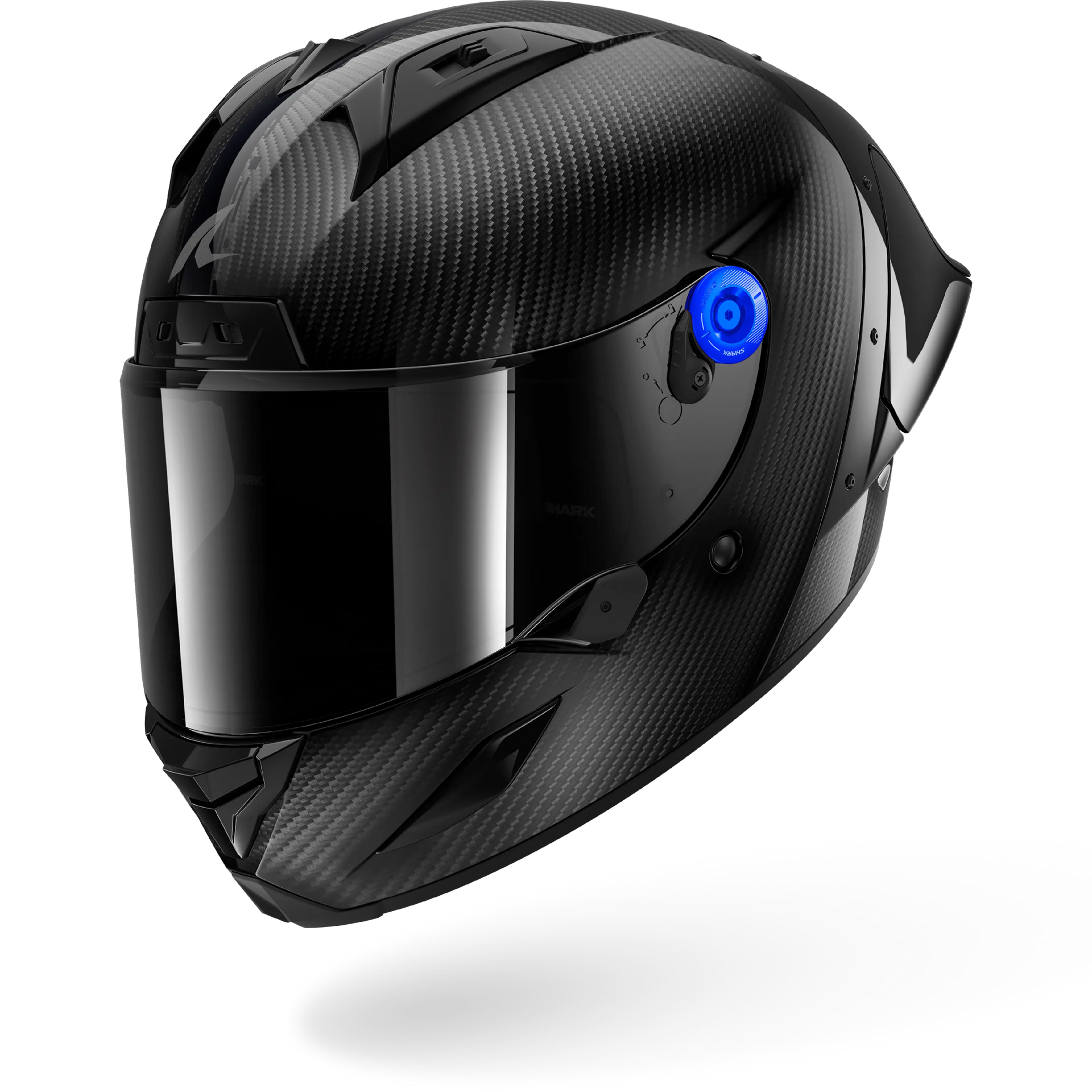 fim motorcycle helmets AERON GP FIM RACING #2 FULL CARBON Carbon Black Carbon – Shark Helmets