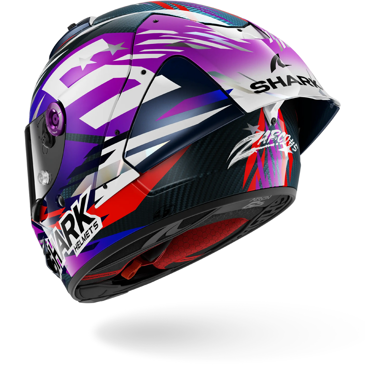 AERON GP FIM RACING #2 REPLICA ZARCO SIGNATURE 2026 Carbon Violet Chrom
