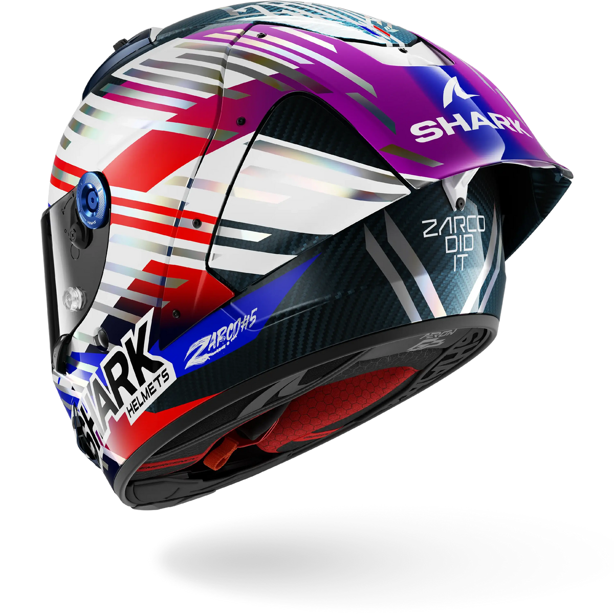 AERON-GP FIM 2 RACING #2 REPLICA ZARCO GP DE FRANCE 2026 Carbon Chrome Red