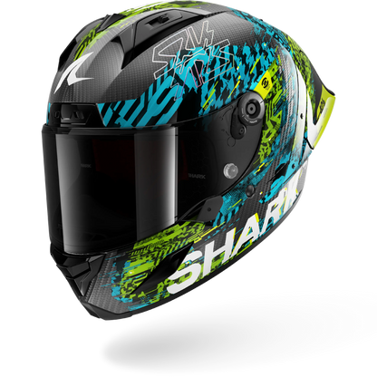 AERON GP FIM RACING #2 SPEED-VIB Carbon Blue Green