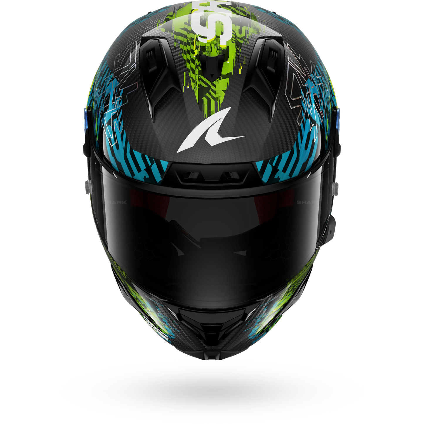 AERON GP FIM RACING #2 SPEED-VIB Carbon Blue Green