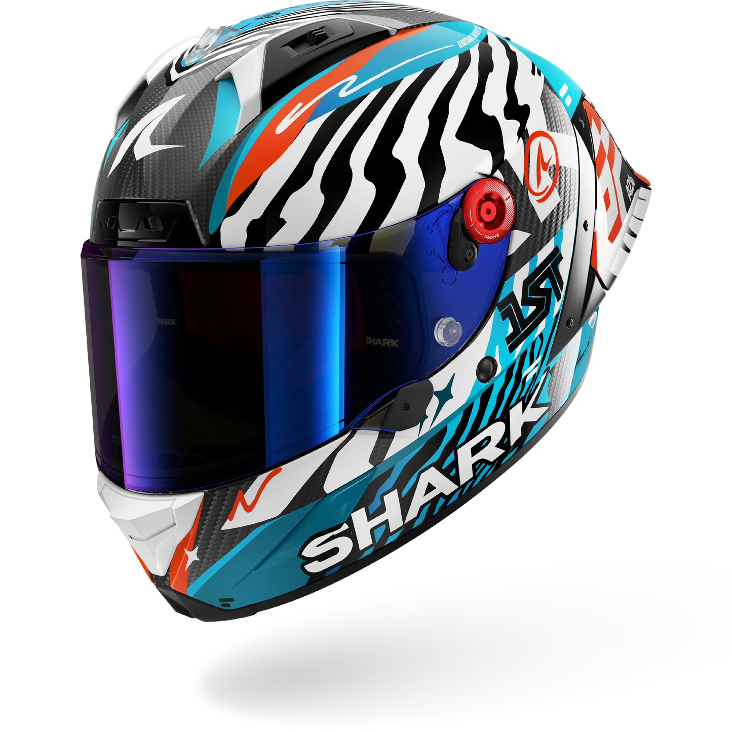 AERON GP FIM RACING #2 SPEED-FANCY Carbon White Blue