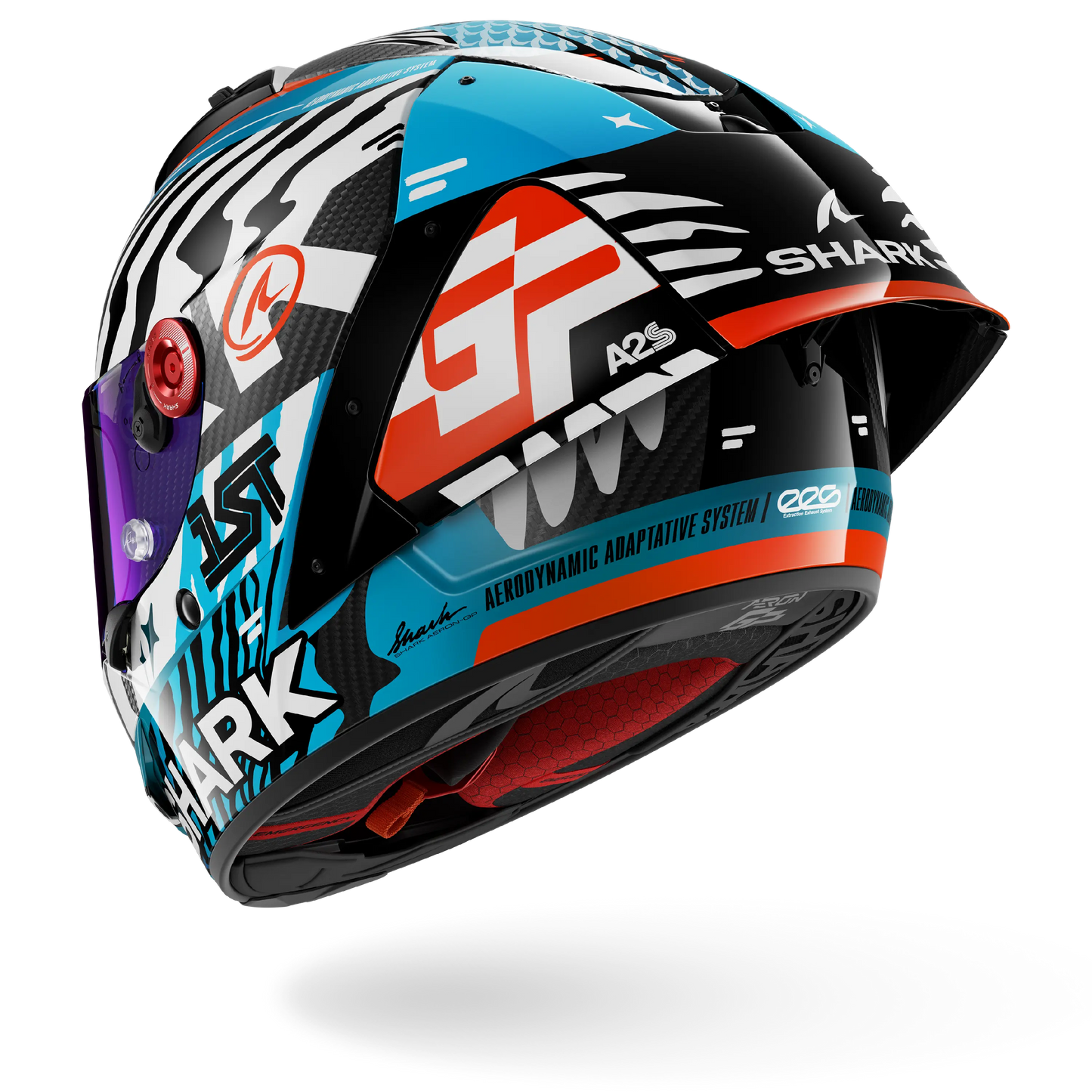 AERON GP FIM RACING #2 SPEED-FANCY Carbon White Blue