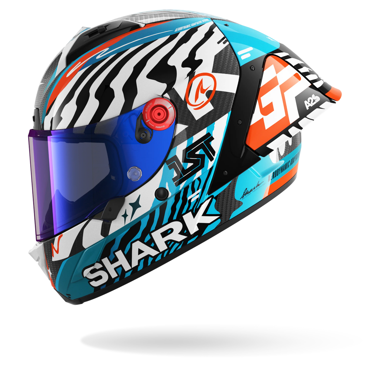 AERON GP FIM RACING #2 SPEED-FANCY Carbon White Blue