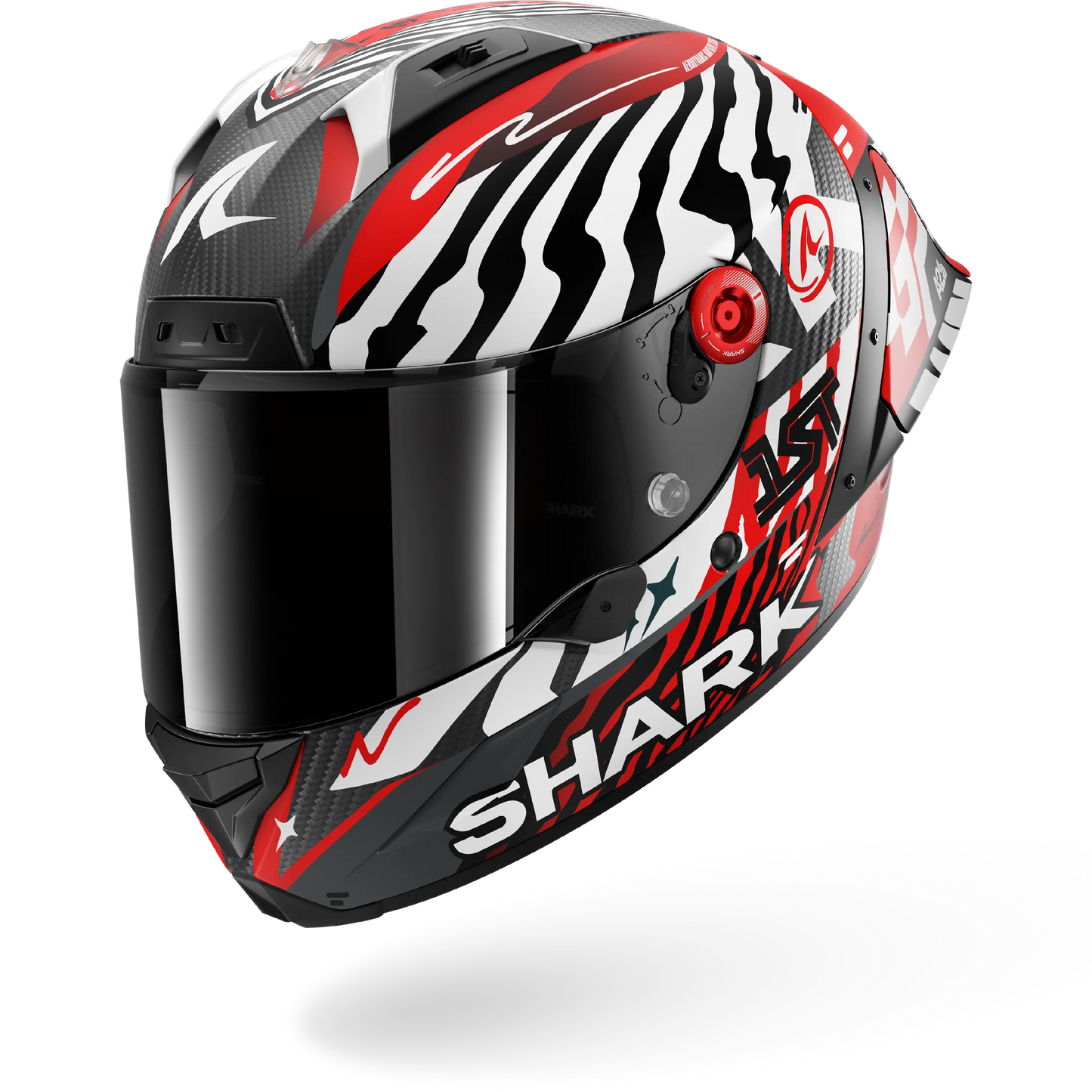 AERON GP FIM RACING #2 SPEED-FANCY Mat Carbon White Red