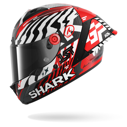 AERON GP FIM RACING #2 SPEED-FANCY Mat Carbon White Red