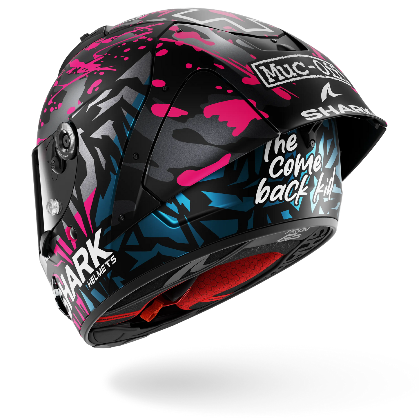 AERON GP FIM RACING #2 REPLICA REDDING Mat Black Violet Blue