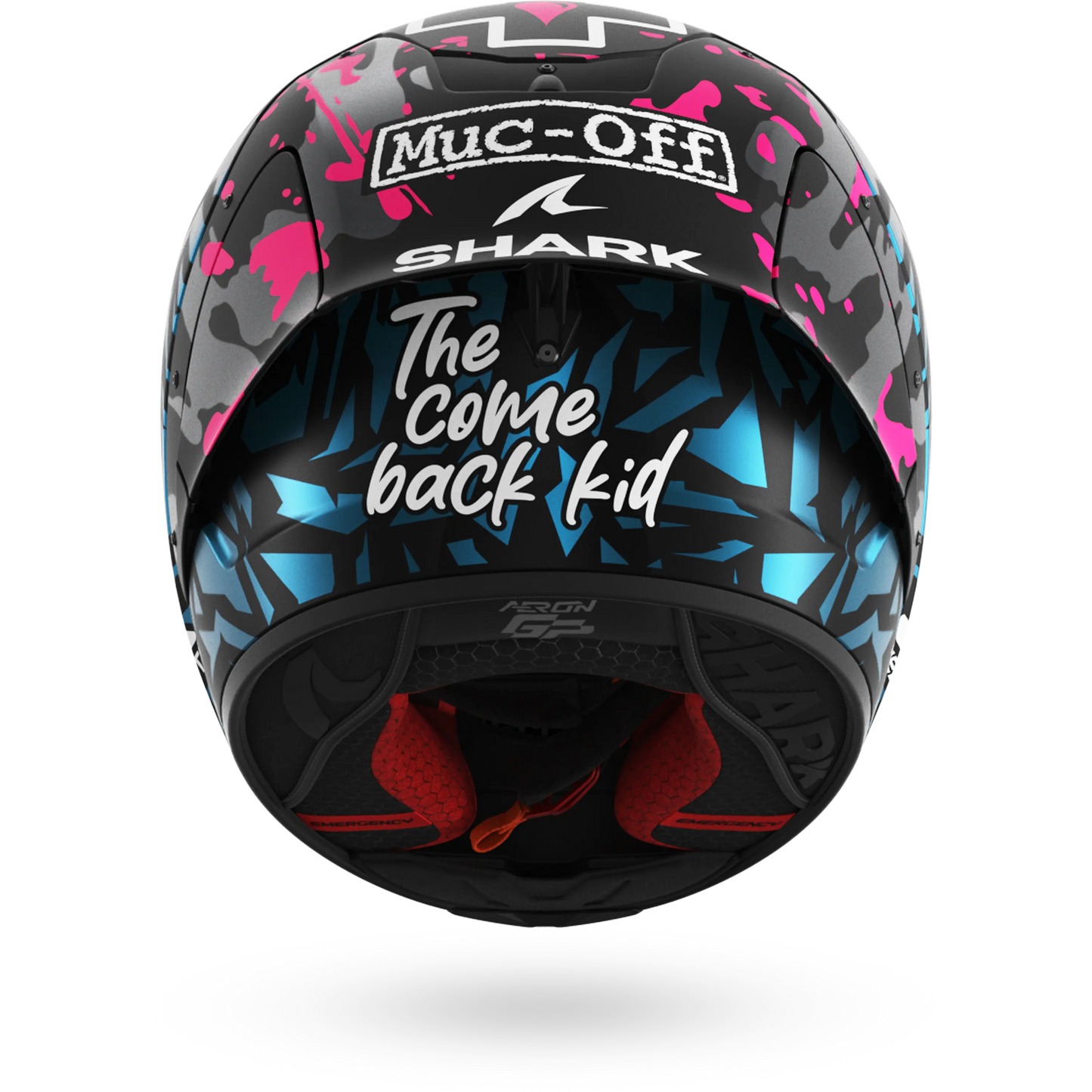 AERON GP FIM RACING #2 REPLICA REDDING Mat Black Violet Blue