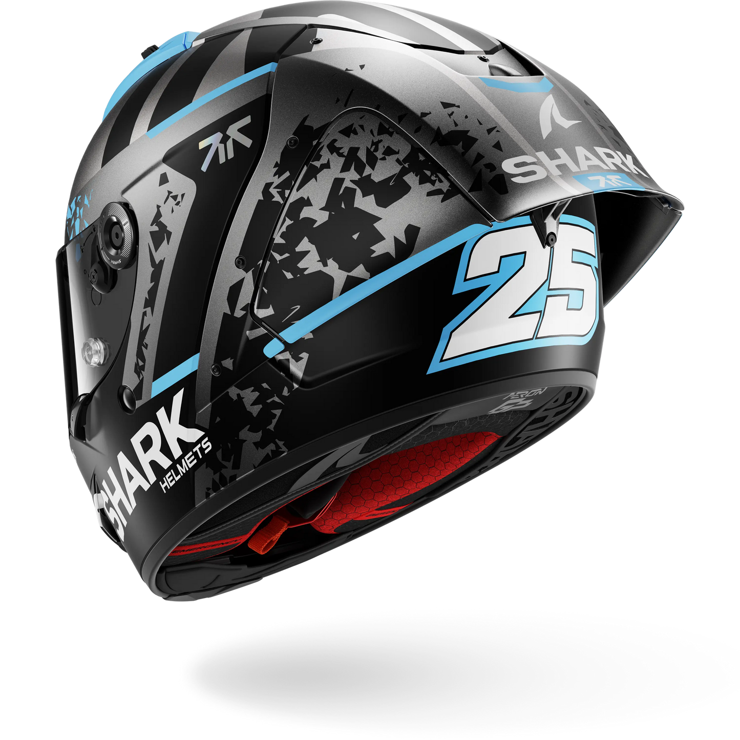 AERON-GP FIM 2 RACING #2 REPLICA RAUL FERNANDEZ WINTER TEST Anthracite Blue Silver