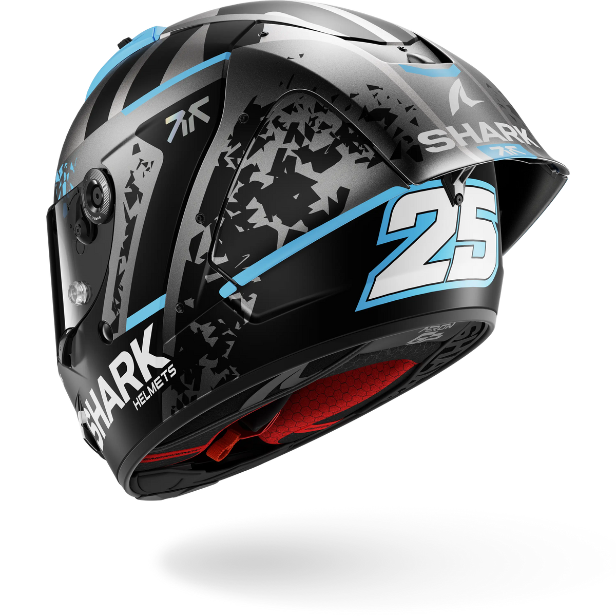 AERON-GP FIM 2 RACING #2 REPLICA RAUL FERNANDEZ WINTER TEST Anthracite Blue Silver