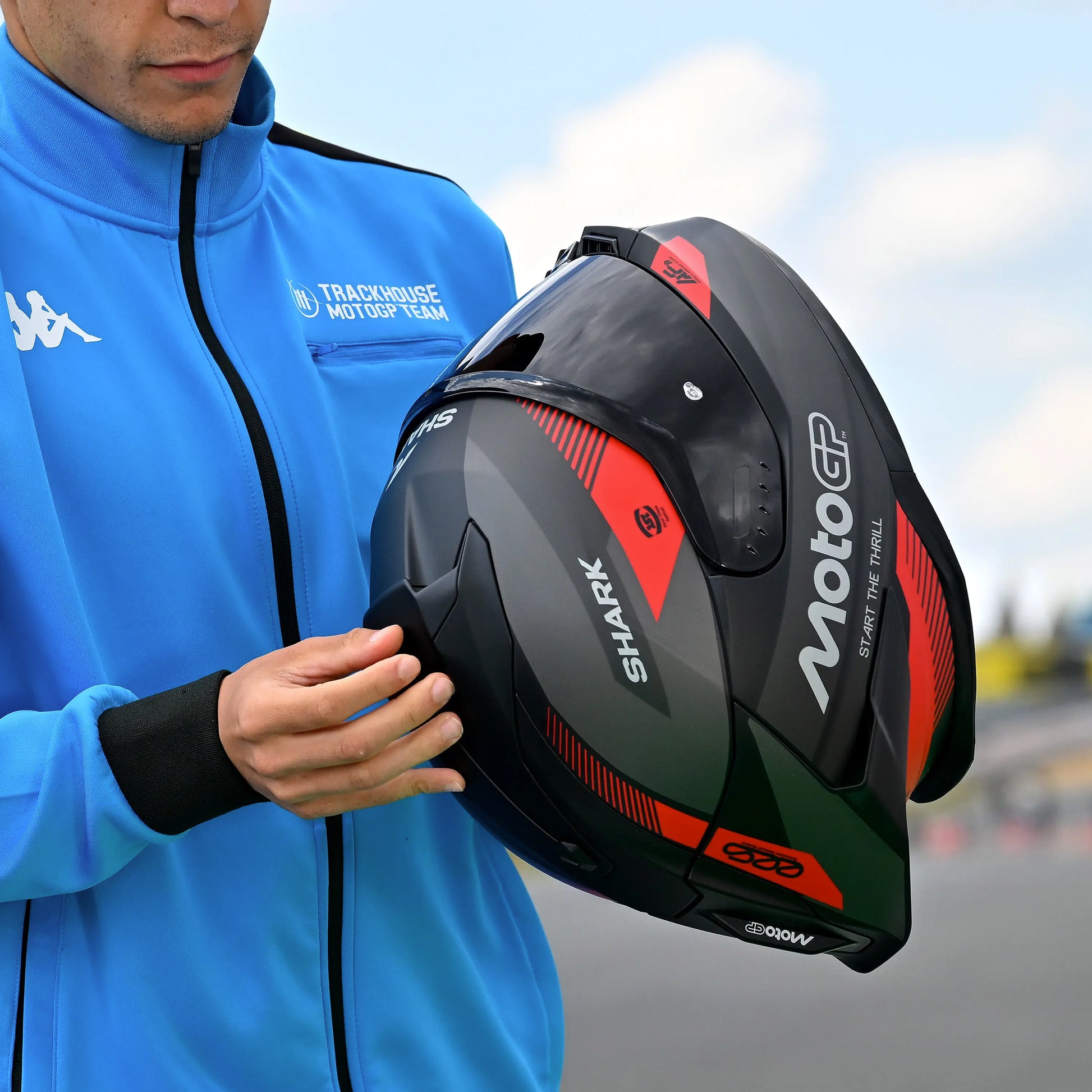 SKWAL CUP MOTOGP Mat Black Anthracite Red – Shark Helmets