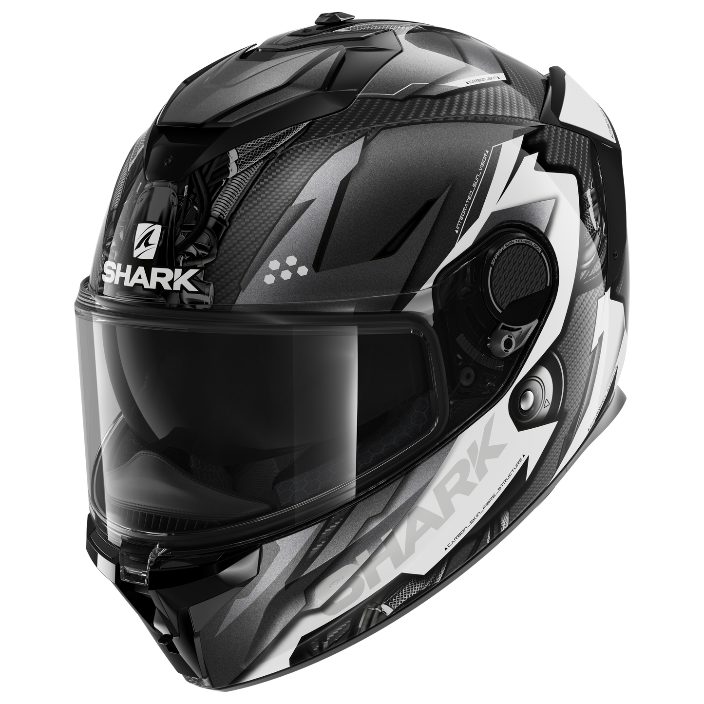 SPARTAN GT CARBON Urikan Carbon Anthracite White