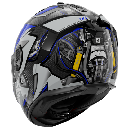 SPARTAN GT CARBON Urikan Carbon Blue White