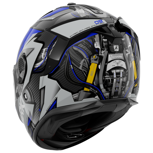 SPARTAN GT CARBON Urikan Carbon Blue White