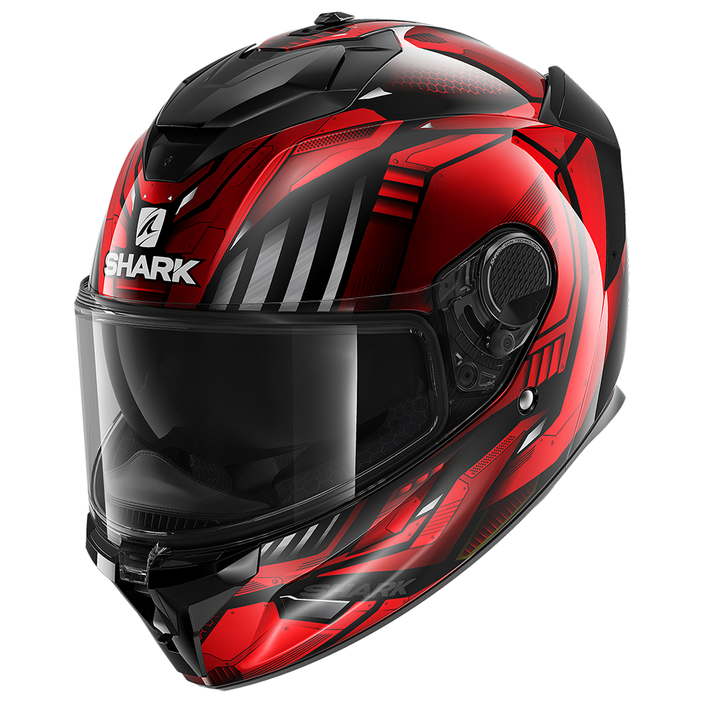 SPARTAN GT BCL. MICR. Replikan Black Chrome Red
