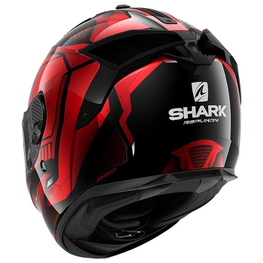 SPARTAN GT BCL. MICR. Replikan Black Chrome Red