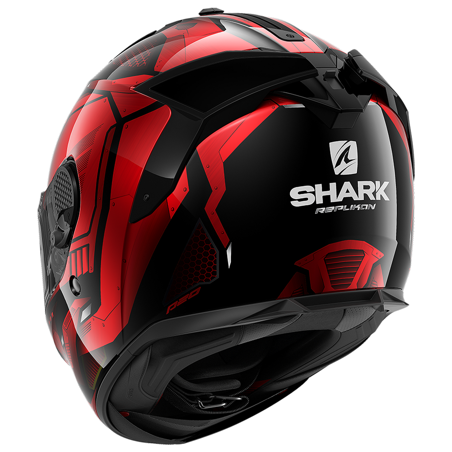 SPARTAN GT BCL. MICR. Replikan Black Chrome Red
