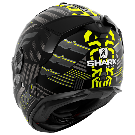 SPARTAN GT BCL. MICR. E-Brake Matte Matte Black Yellow Anthracite