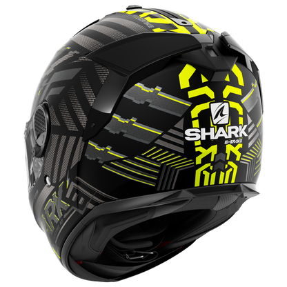 SPARTAN GT BCL. MICR. E-Brake Matte Matte Black Yellow Anthracite