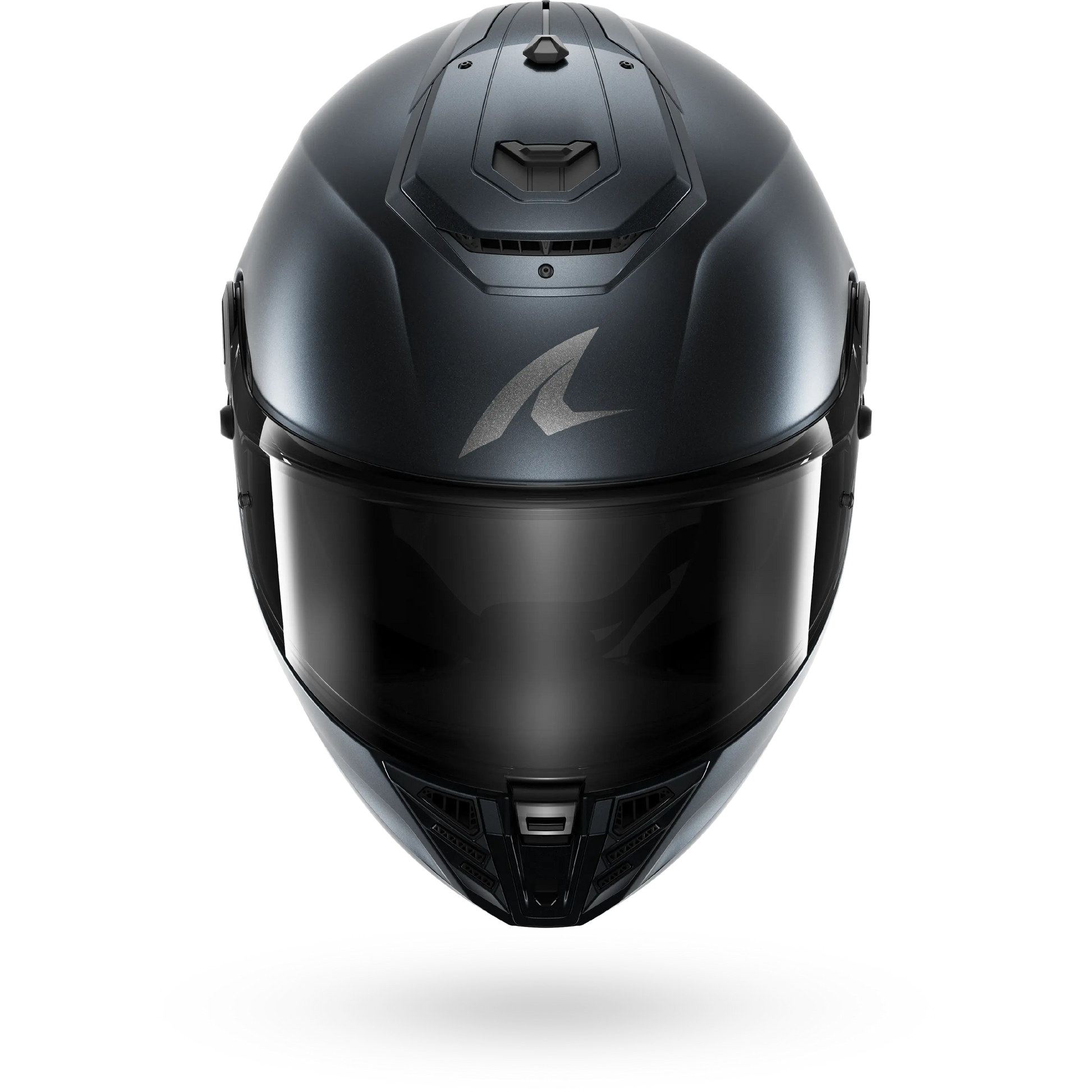 black steel motorcycle helmet SPARTAN RS DARK SHADOW Mat Bleu Steel Mat – Shark Helmets