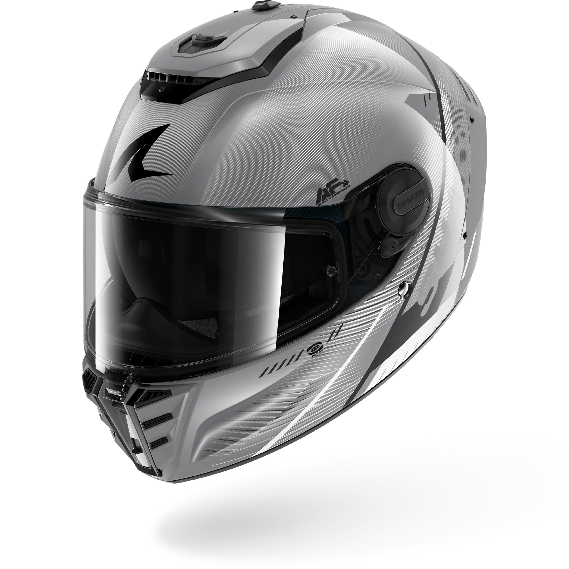 SPARTAN RS FIBER SPARTAN RS SPEED-TECH Silver White Black – Shark Helmets