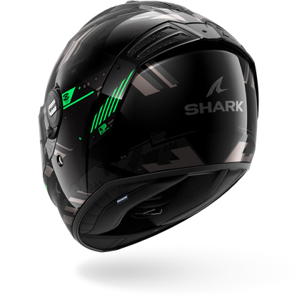 SPARTAN RS FIBRE SKILFUL Black Anthracite Green