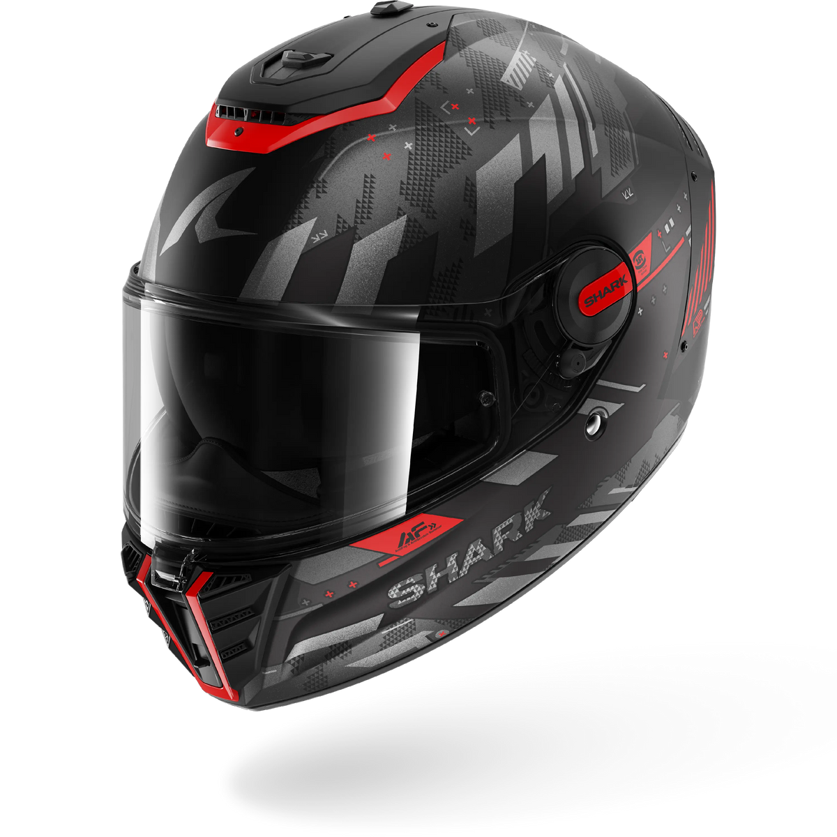 SPARTAN RS FIBRE SKILFUL Black Anthracite Red