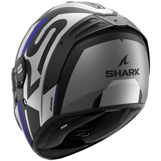 SPARTAN RS CARBON Shawn Matte Carbon Blue Silver