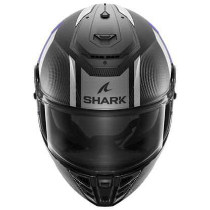 SPARTAN RS CARBON Shawn Matte Carbon Blue Silver