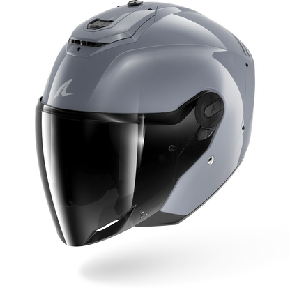 RS JET CARBON Dark Shadow Gun Silver – Shark Helmets