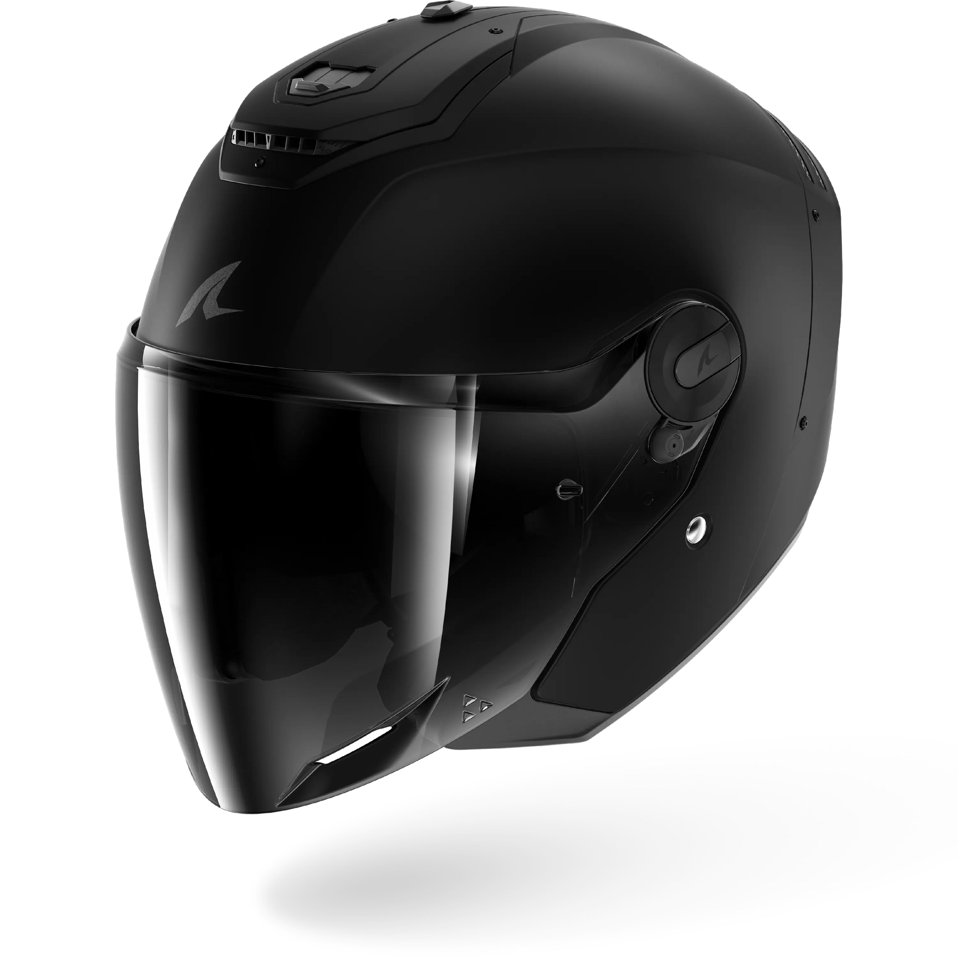 flat black motorcycle helmets RS JET CARBON Dark Shadow Matte Black Matte – Shark Helmets