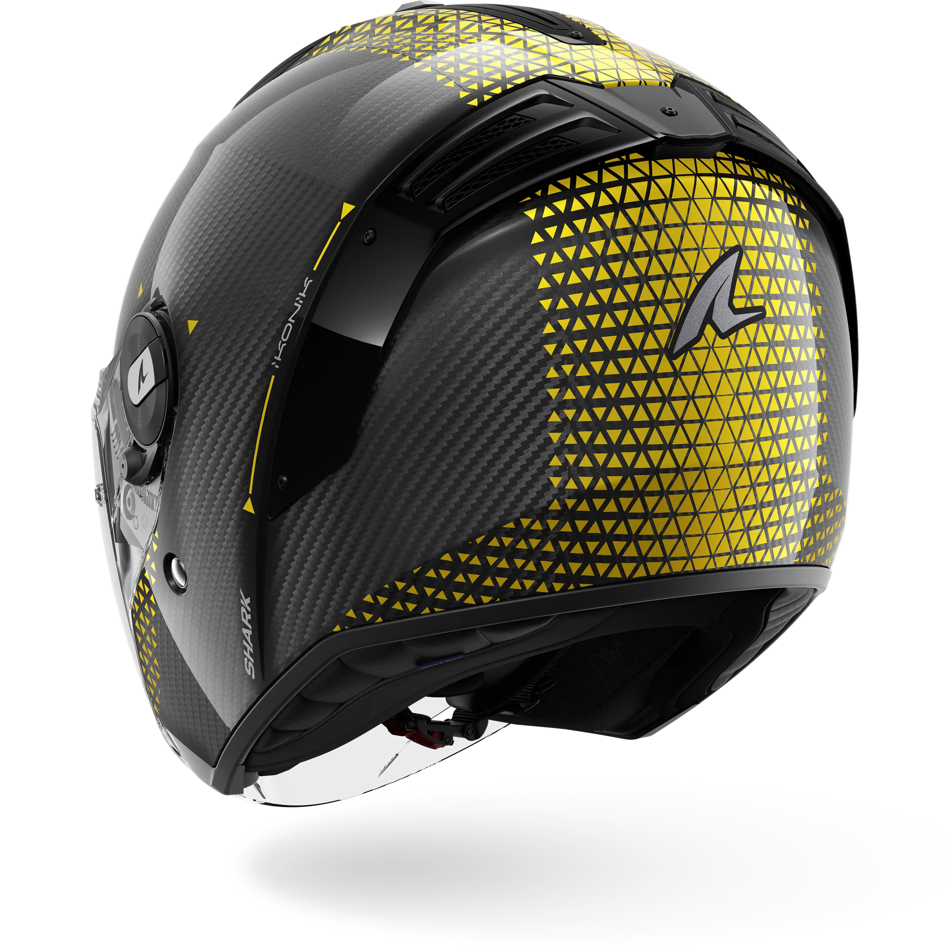 RS JET Carbon Ikonik Carbon Gold Chrome – Shark Helmets