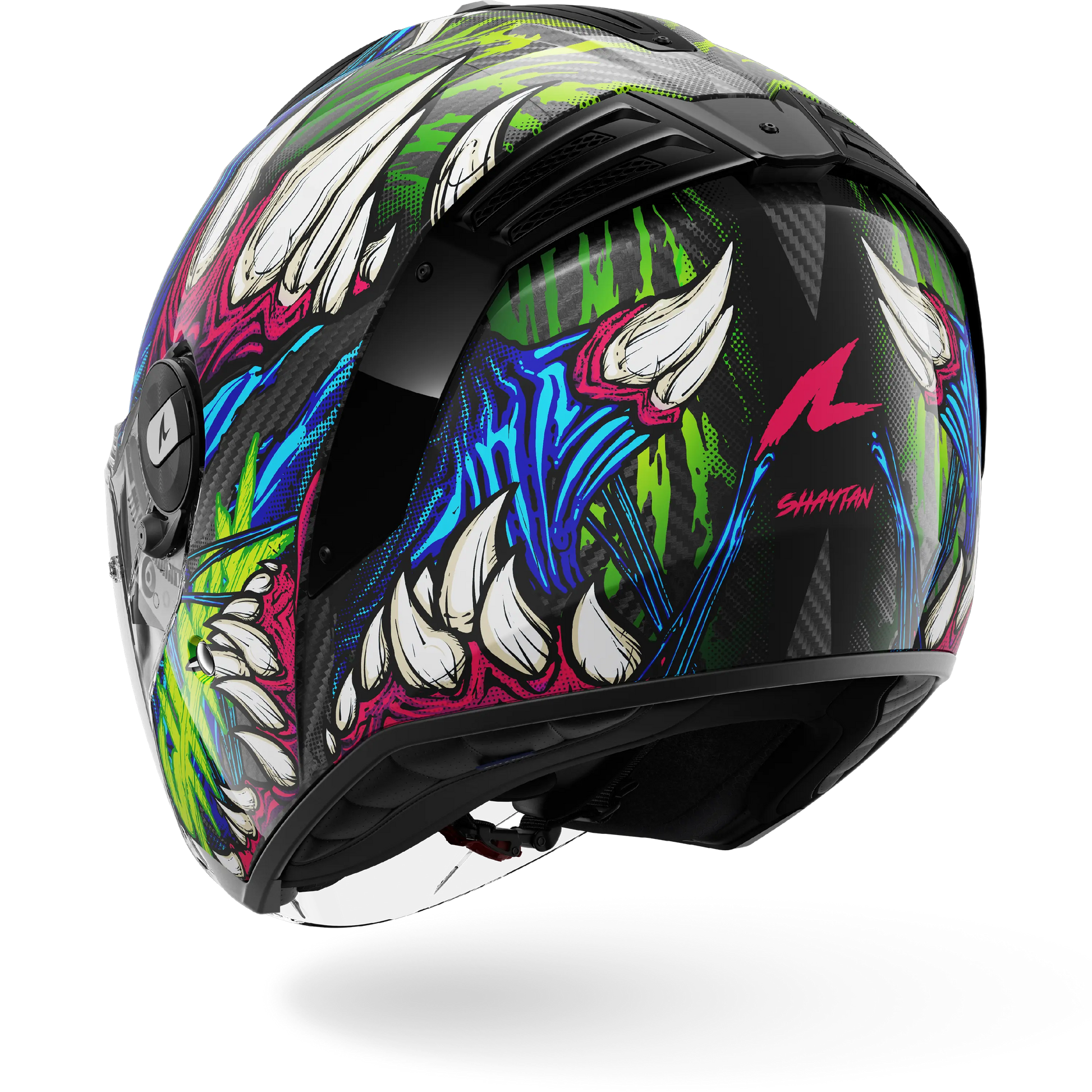 fahrradhelm captn sharky RS JET Shaytan Black Green Violet – Shark Helmets