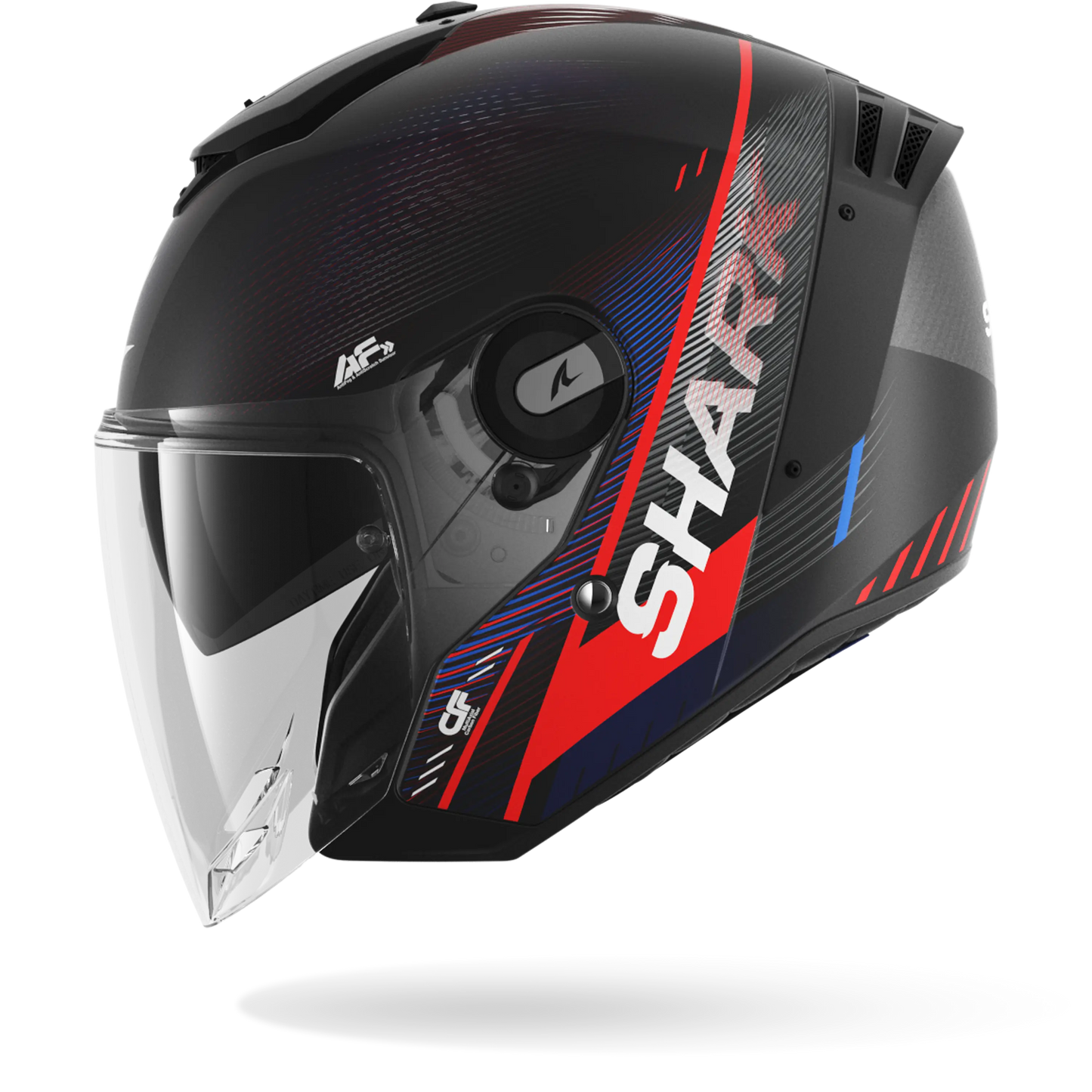 RS JET CARBON SPEED-TECH Mat Carbon Blue Red